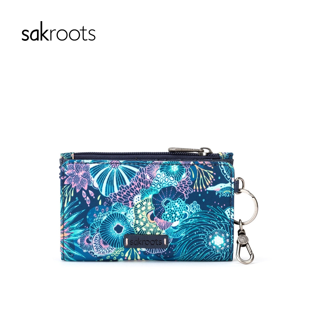 Sakroots Encino Essential Wallet Royal Blue Seascape Women | Lazada PH