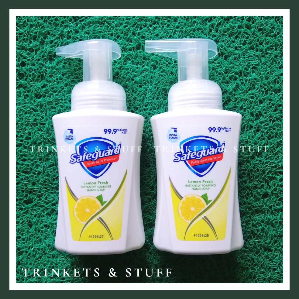 Safeguard Insta Foam Instantly Foaming Liquid Hand Soap Lemon Fresh