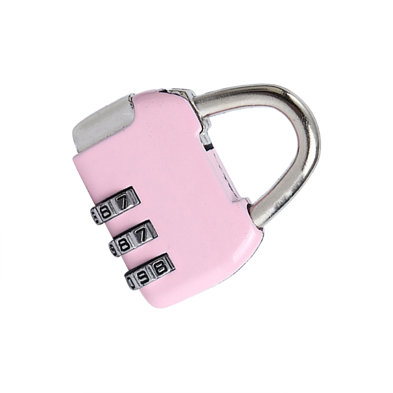Cartoon Combination Lock Gym Mini Anti-theft Password Padlock