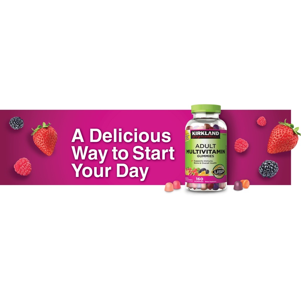 Kirkland Signature Multivitamin Gummies for Adults (160 gummies) Lazada PH