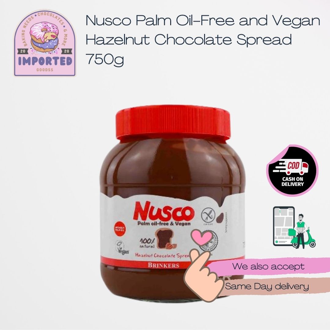 Nusco Palm OilFree and Vegan Hazelnut Chocolate Spread 750g Lazada PH