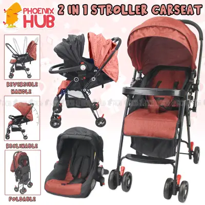 Phoenix Hub K103 Baby Stroller Car Seat Baby Travel System With Baby Infant Car seat Reversible Handle