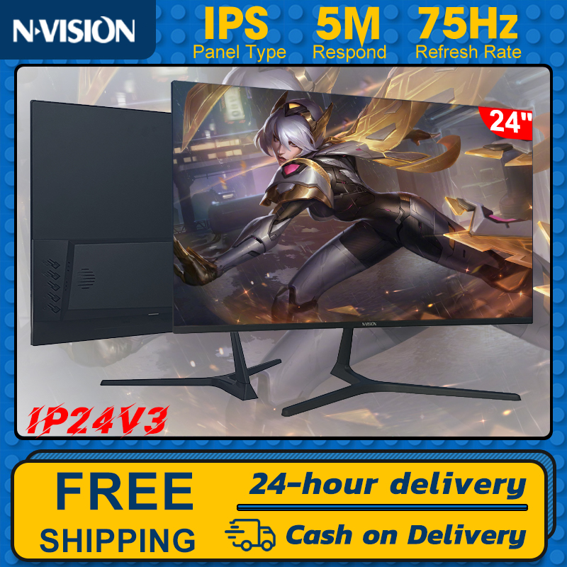 NVISION 24 inch Monitor PC Computer 