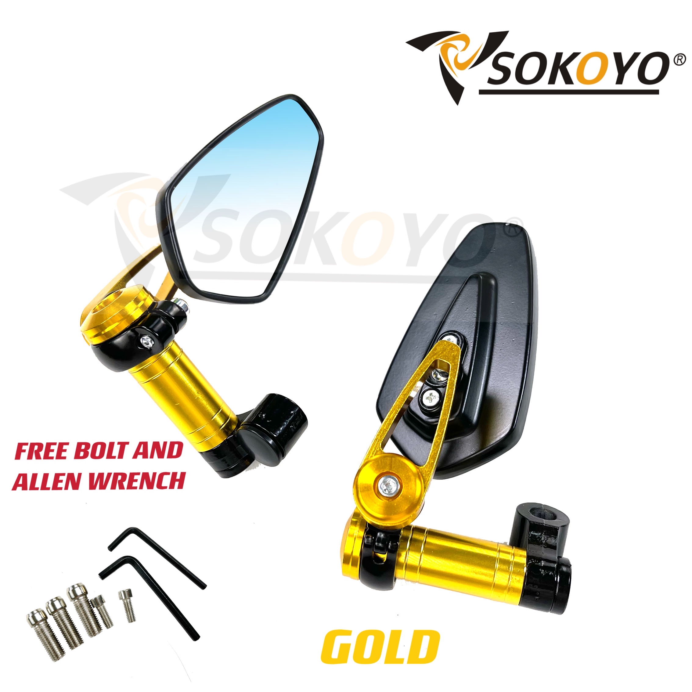 Bar End Side Mirror Lto 2021