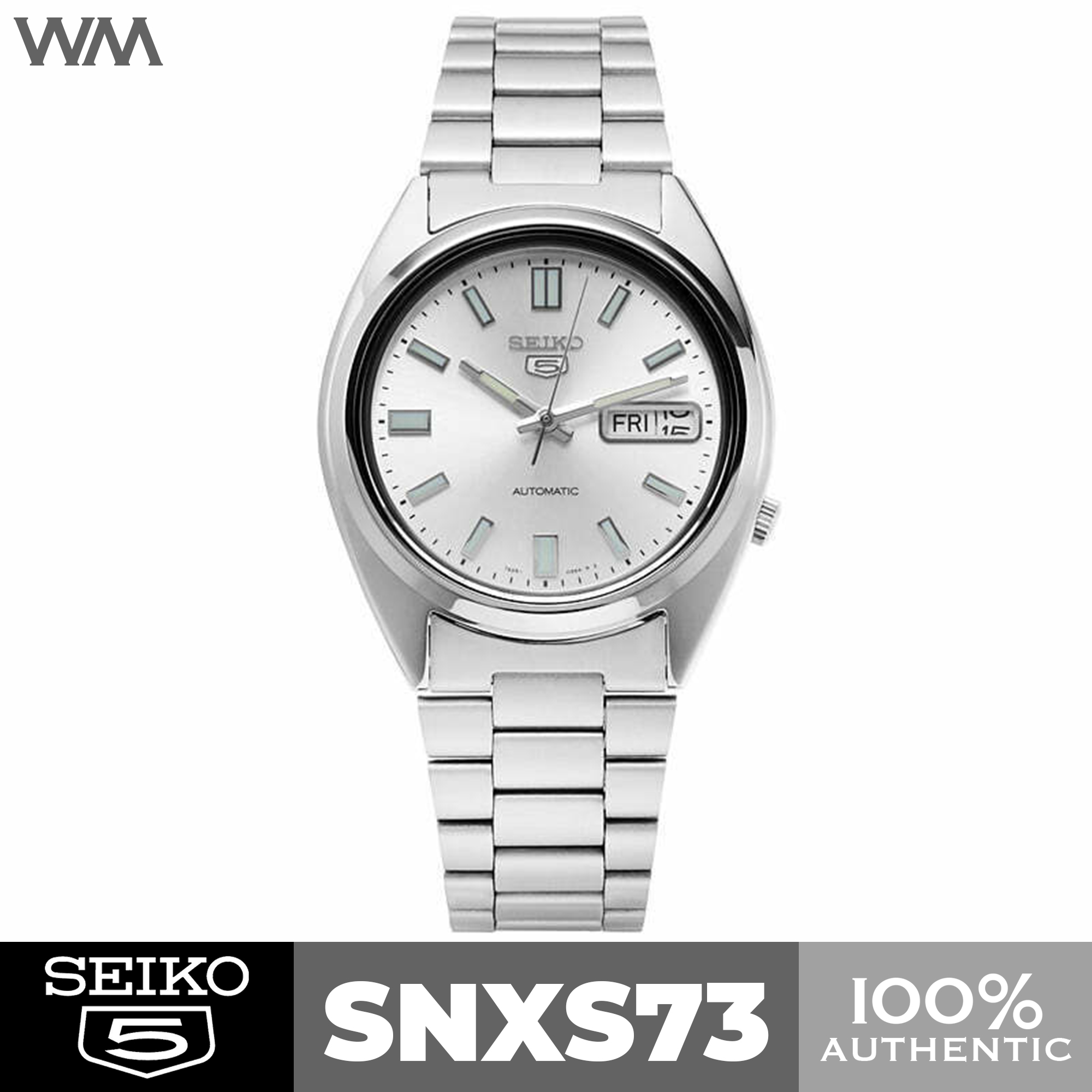 Stainless Steel Seiko Snxs73k Review Seiko Sports White Dial