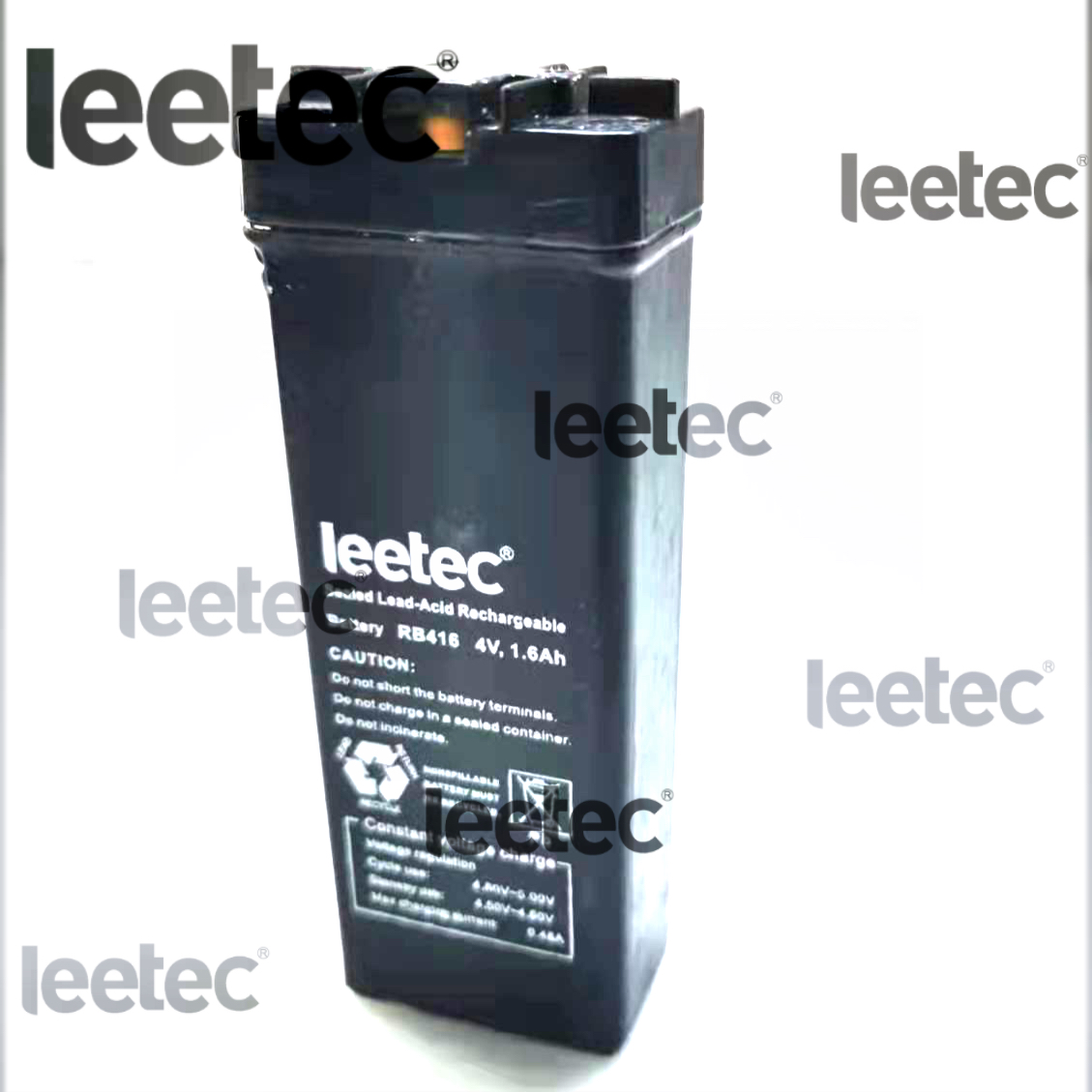 Rechargeable Battery Sealed Lead-Acid 4V 1.6Ah (2 pcs.) LEETEC RB416