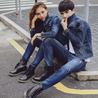 denim jacket couple