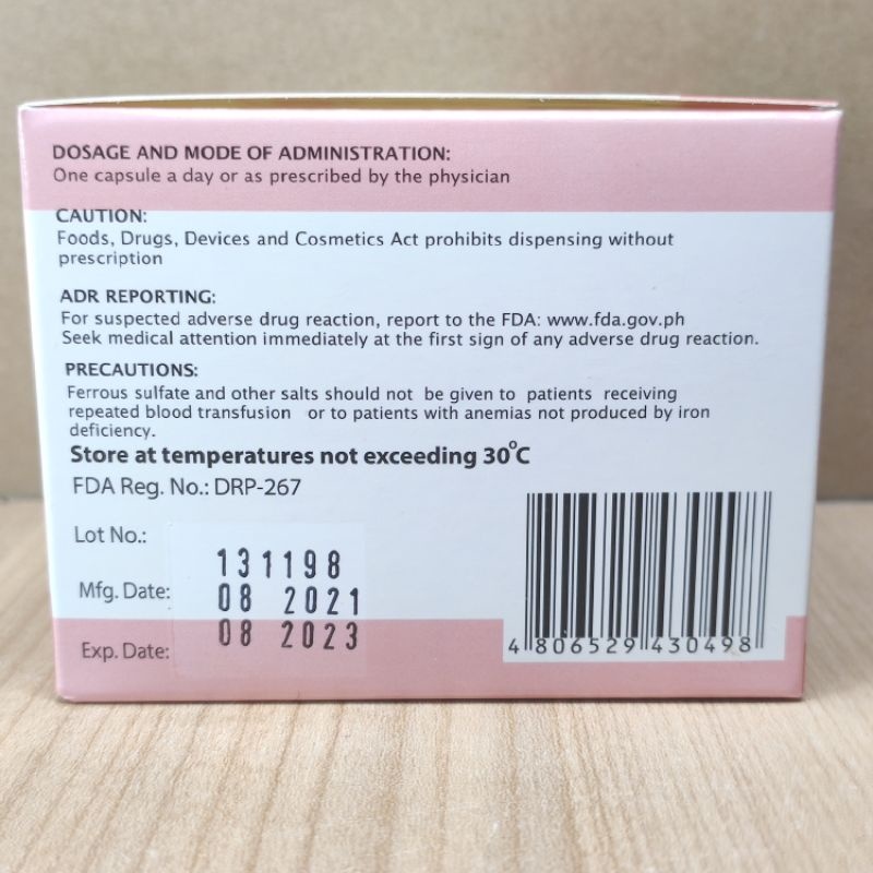 HANIZYN Multivitamins Iron 100 Capsules Lazada PH