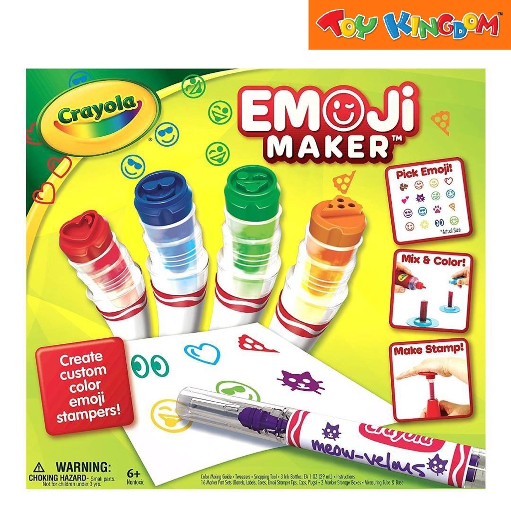 Baby Trust Crayola Emoji Maker Arts and Crafts Playset | Lazada PH