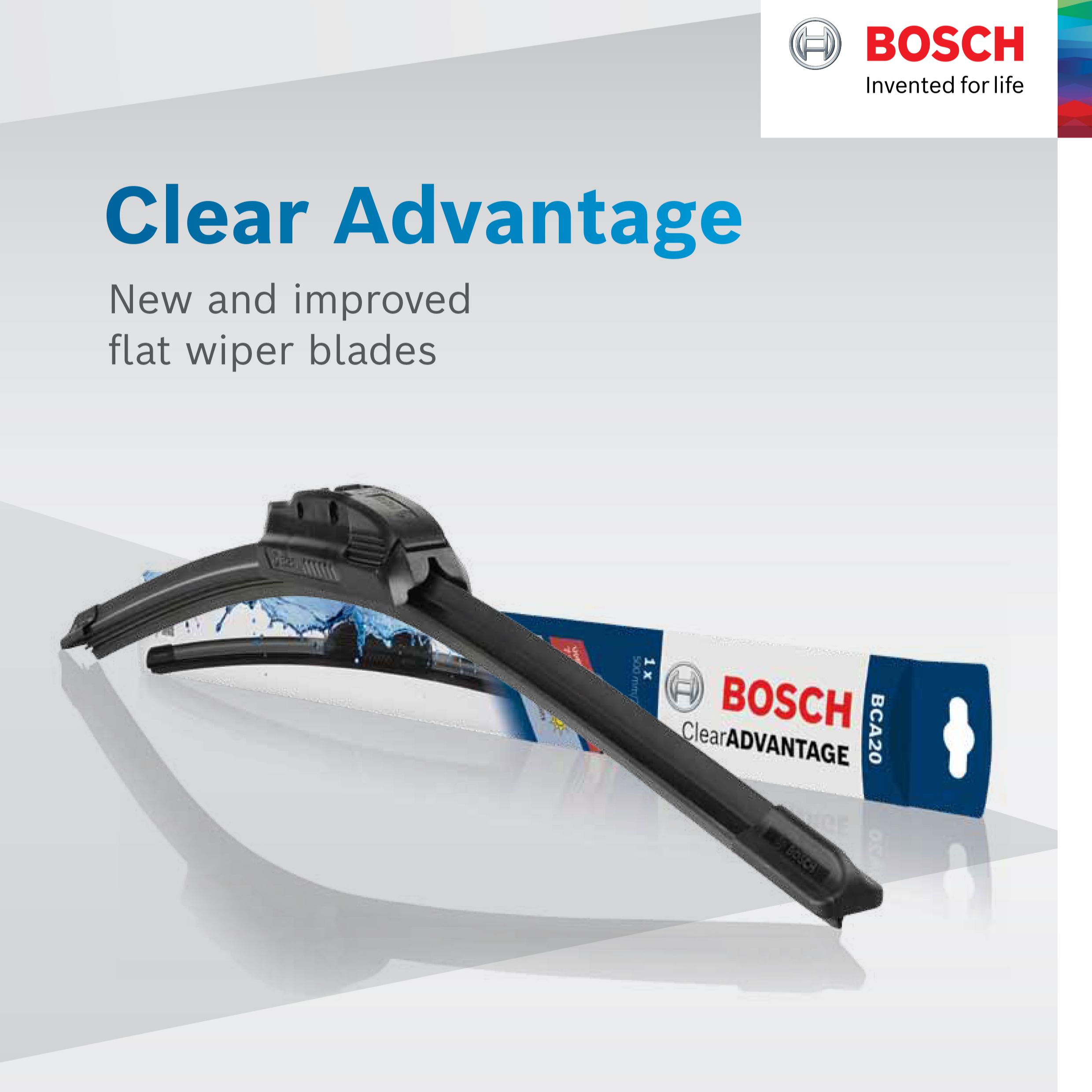 Bosch CLEAR ADVANTAGE Banana Type Wiper Blade Single BCA 14 15 16 17 18