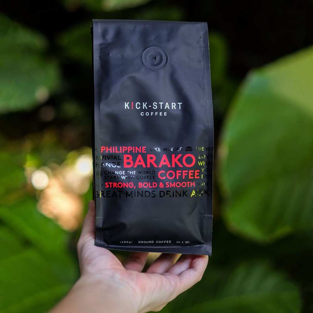 Kick-Start Philippine Barako Strong Coffee Beans 100% Barako