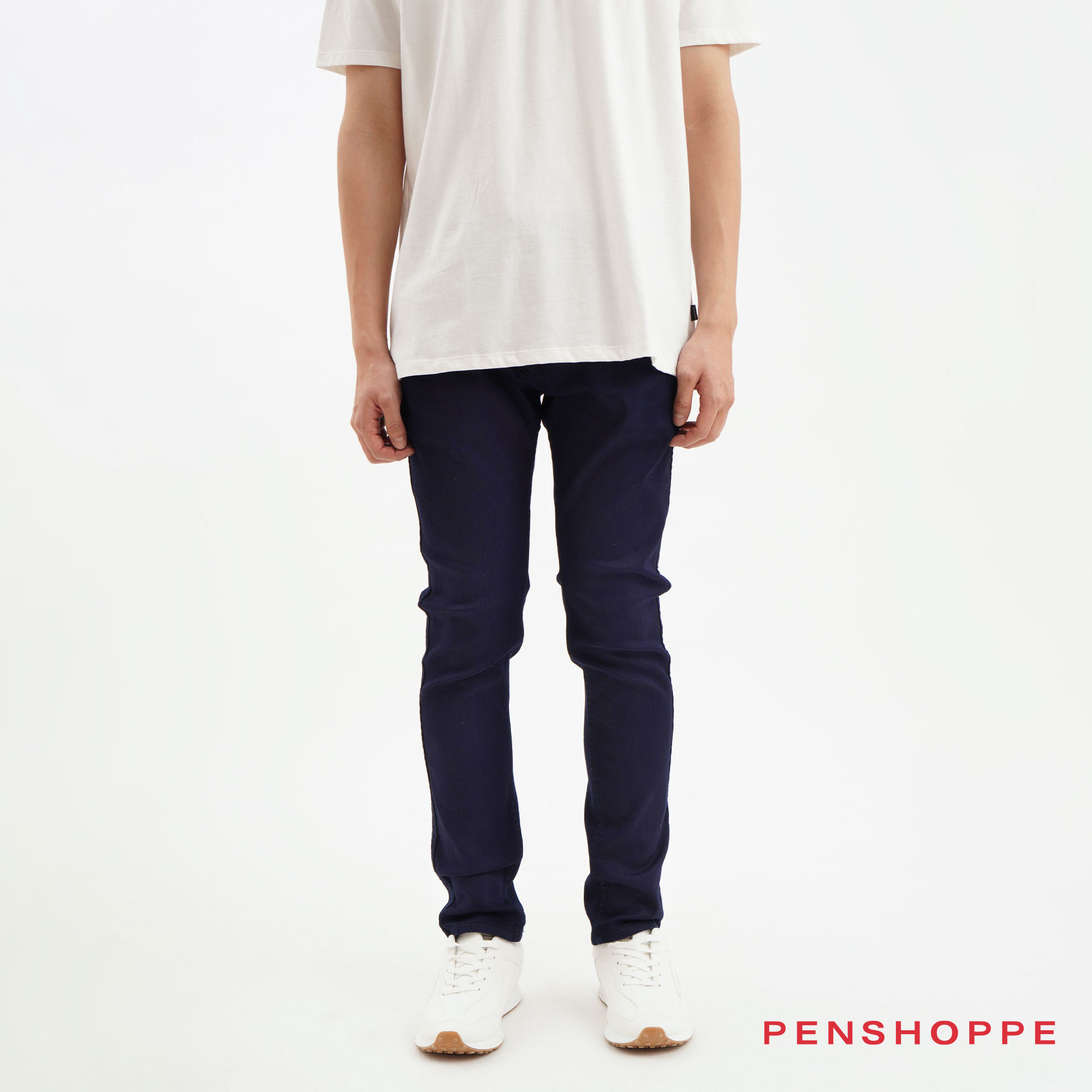 Penshoppe Reversible Skinny Jeans For Men (Blue) | Lazada PH