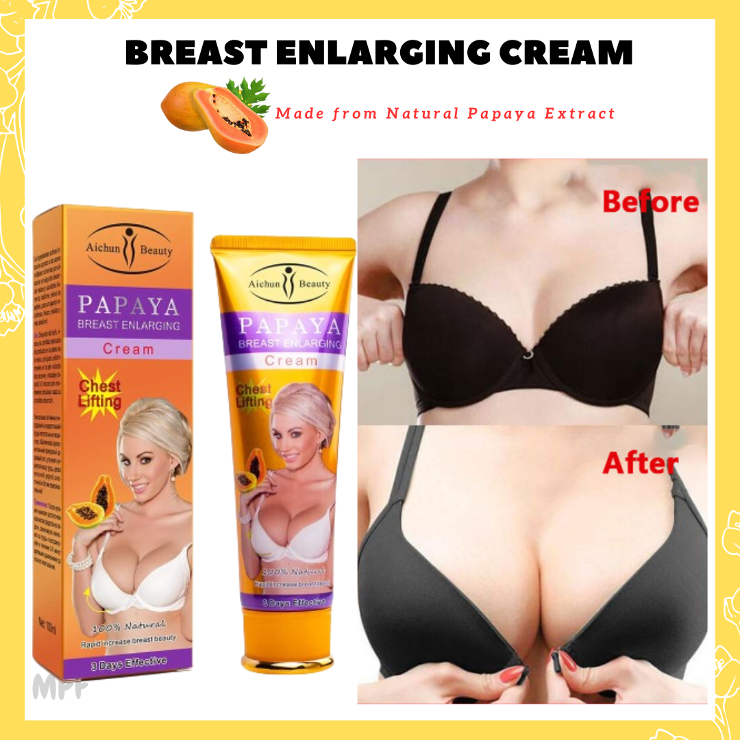 Authentic breast enhancement cream original (guaranteed effective and  original) natural herbal breast enhancement cream, breast enhancer 100%  safe and effective natural breast enhancement cream 30G