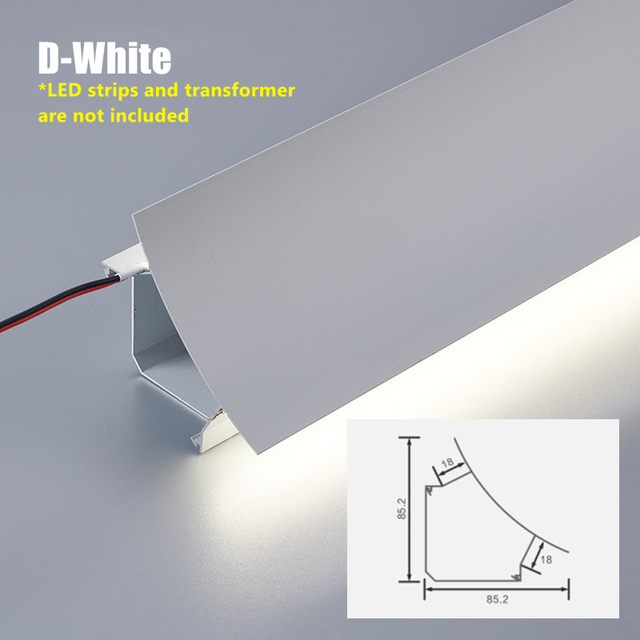 【sought-after】 free ceiling corner line lamp LED aluminum profile surface mounted linear channel ceiling luminous line decor