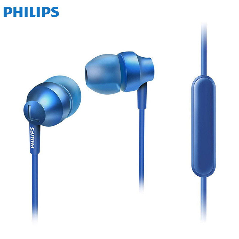 Philips SHE3855BL00 Earbuds Earpods In Ear Headphones Wired Built-in  Microphone Stereo Headphone Original Blue | Lazada PH