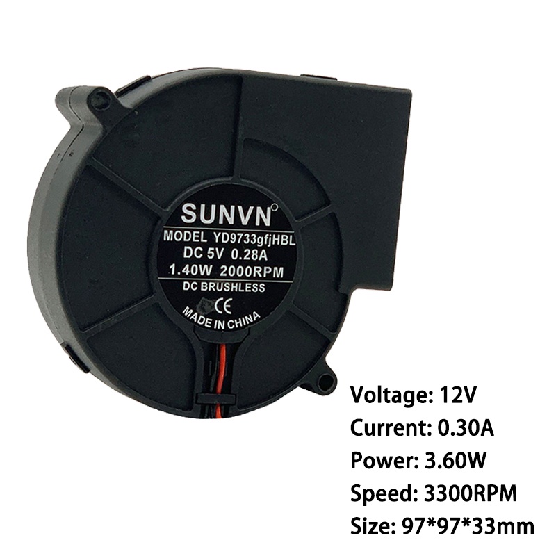 12V BBQ Fan Air Blower Barbecue Picnic Camping Fire Charcoal Starter