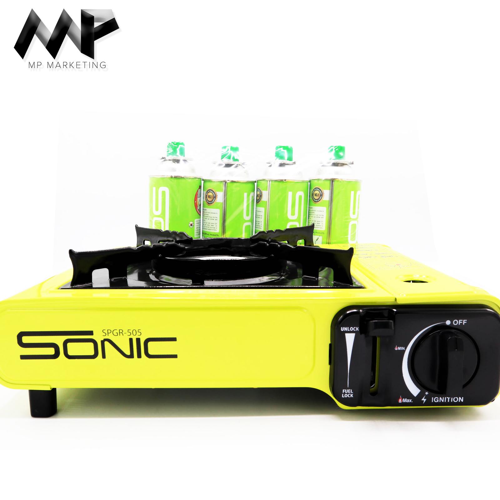 MP Marketing Portable Butane Gas Stove with 4 pcs Butane Gas (2 in 1)(2