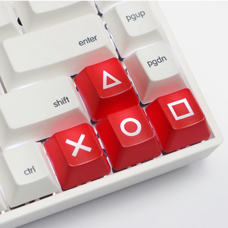 Keys Cap Up Down ,Mechanical Keyboard Pbt Keycap Ps4 Button Key Wasd Dye Sub Tech R4 R3 R2 R1