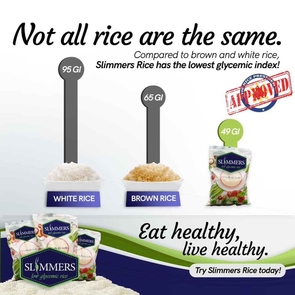 foodstuff Slimmers Rice 2kg Bundle Low Glycemic White Rice with 49 GI