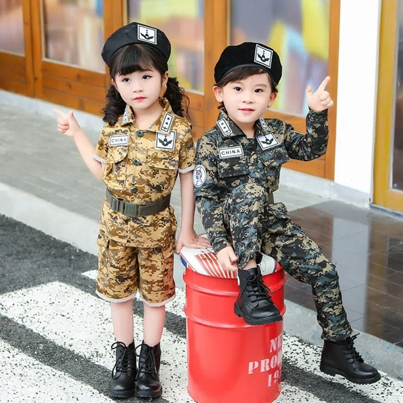 Hot☆Police Army Soldier Costume For Kids Boy Girls School Halloween Cosplay  Children Party Dress Up 1450 | Lazada Ph