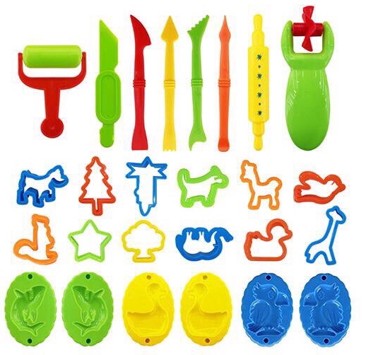 PLAYDOUGH CUTTER SET Clay Cutter Shaper Molder Play dough Play doh
