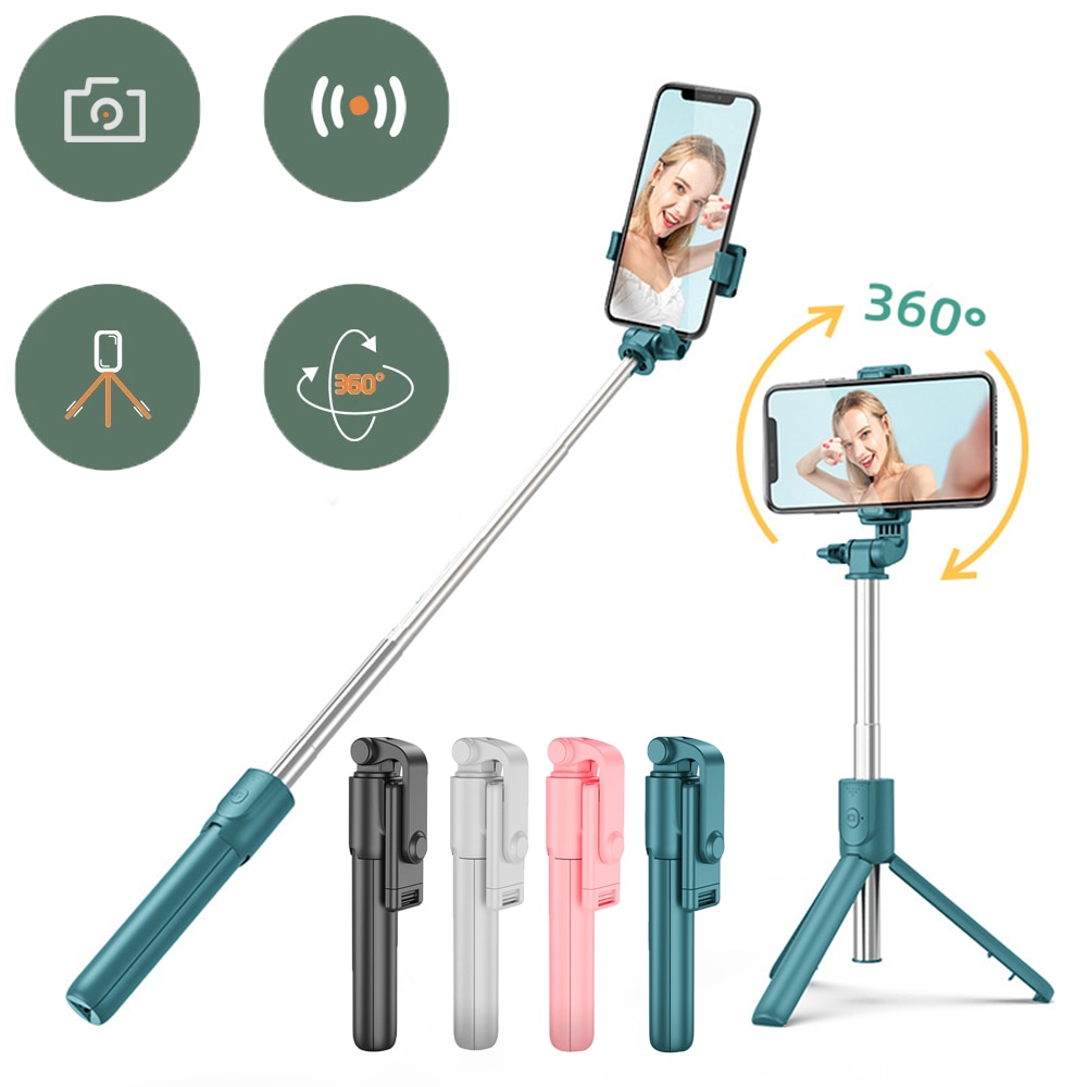 2023New Selfie Stick With Tripod For Mobile Wireless Bluetooth Foldable Tripod Remote Control For IOS 700Cm
