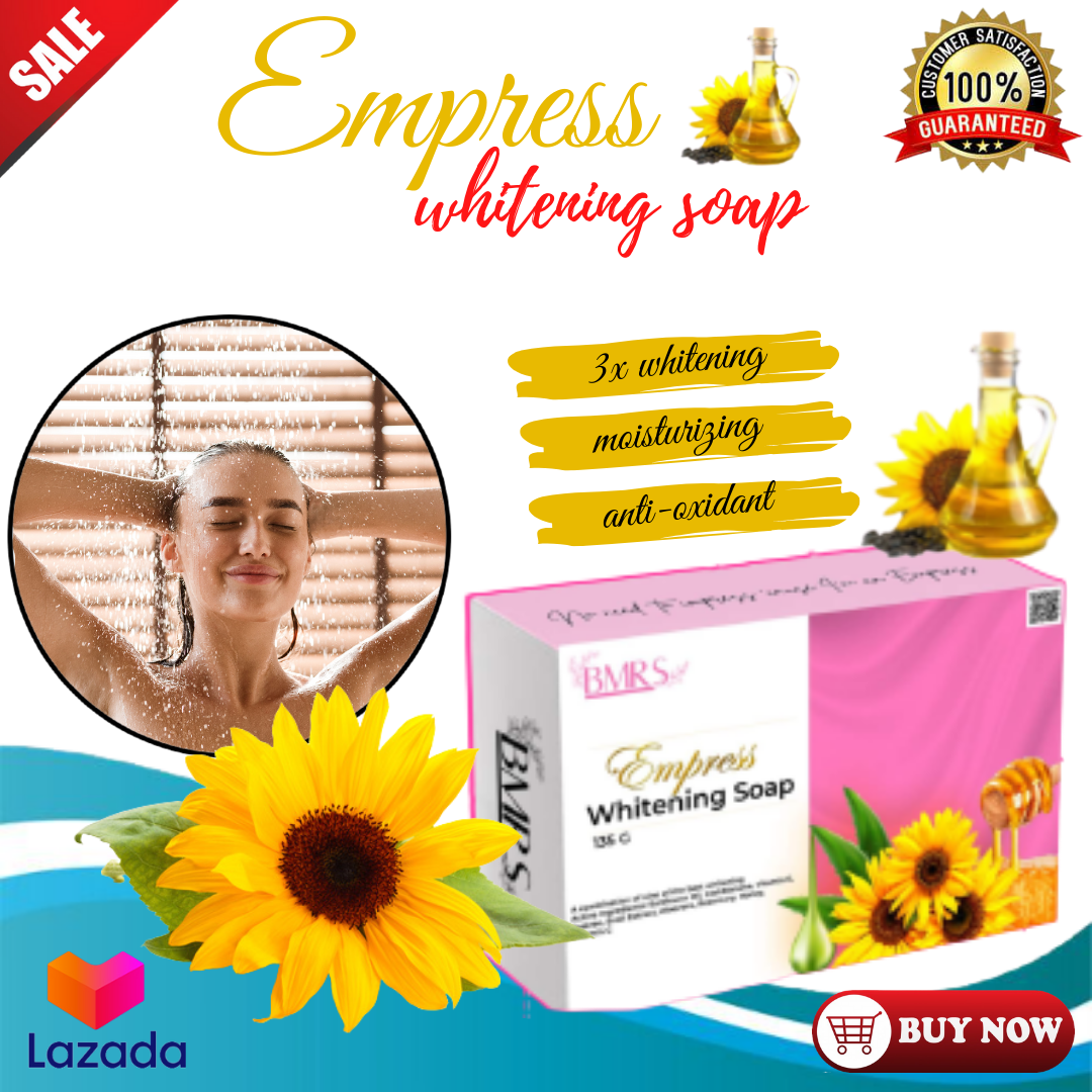 AUTHENTIC BMRS Empress Whitening Soap 135g Lightens Skin Pigmentations