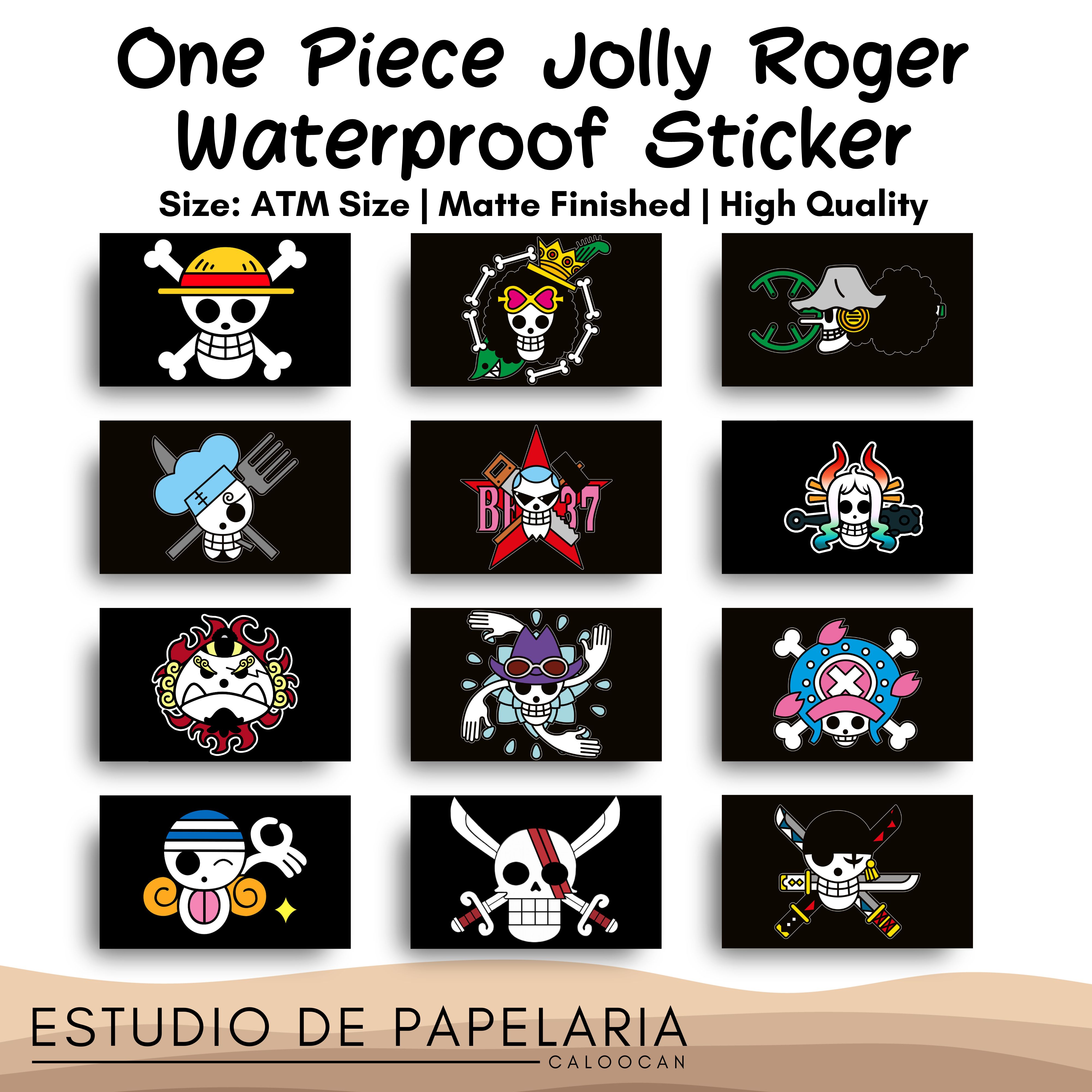 One Piece Anime Jolly Roger Symbo Badge Reel,24in Philippines