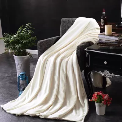 blanket fleece king size 1808200cm plain color design