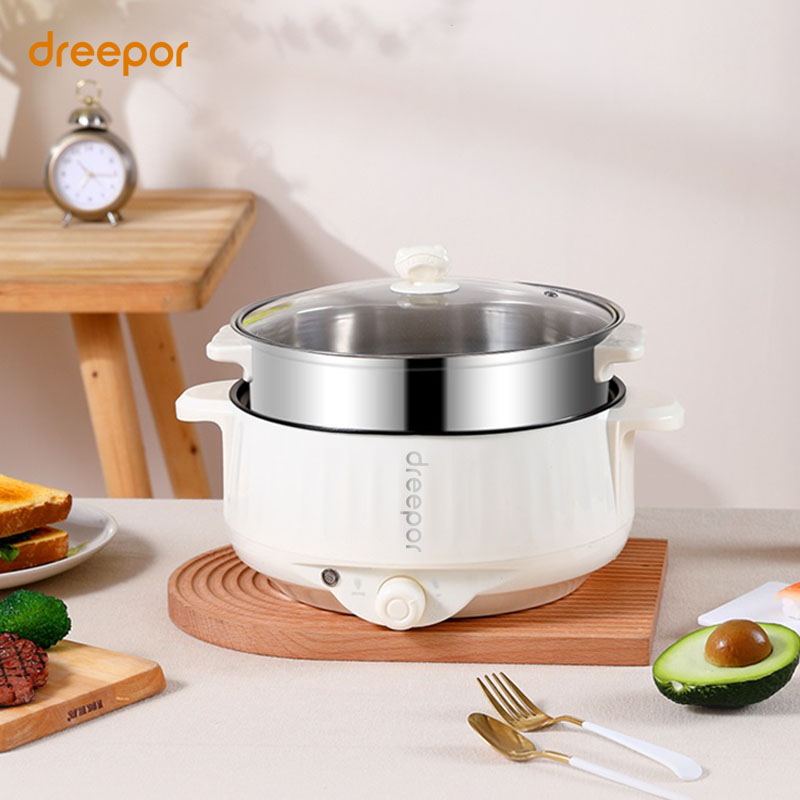 Rice Cooker Small Rice Maker Steamer Pot Electric Steamer Digital Electric  Rice Pot Multi Cooker & Food Steamer Warmer 5.3 Qt RC0501