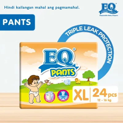 EQ Pants XL (12-16 kg) - 24 pcs x 1 pack (24 pcs) - Diaper Pants