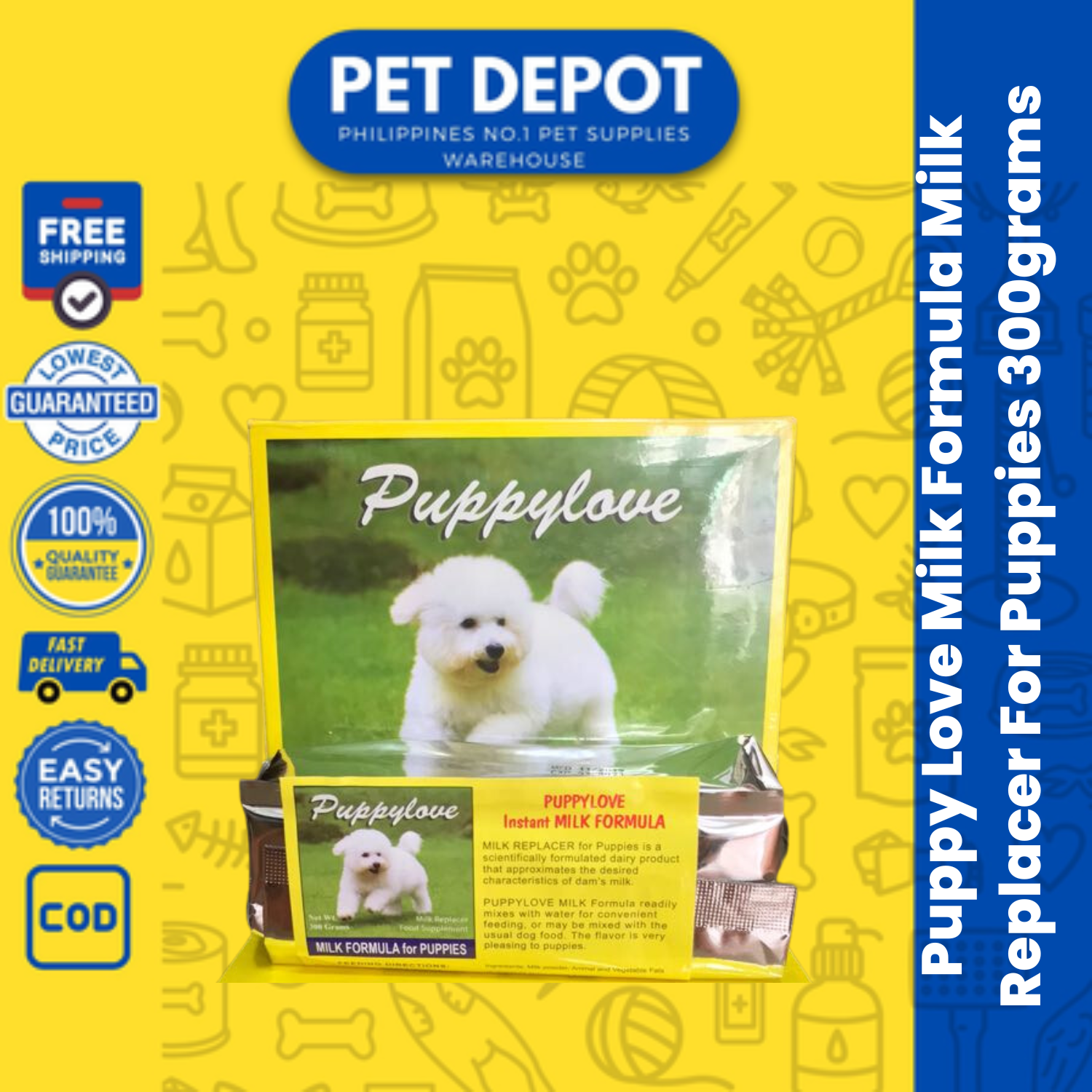 Puppy Love Milk Formula Milk Replacer For Puppies 300grams Lazada PH