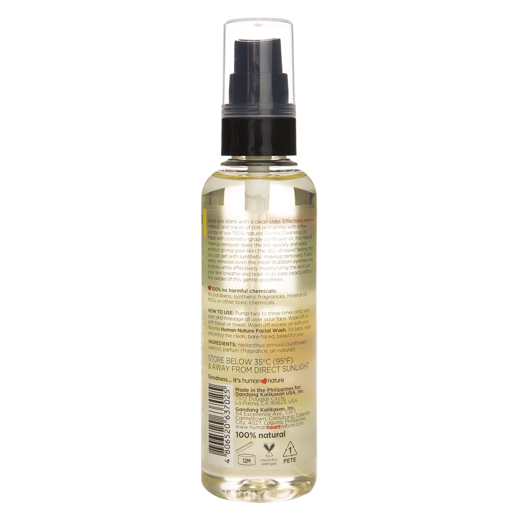 human nature oil cleanser