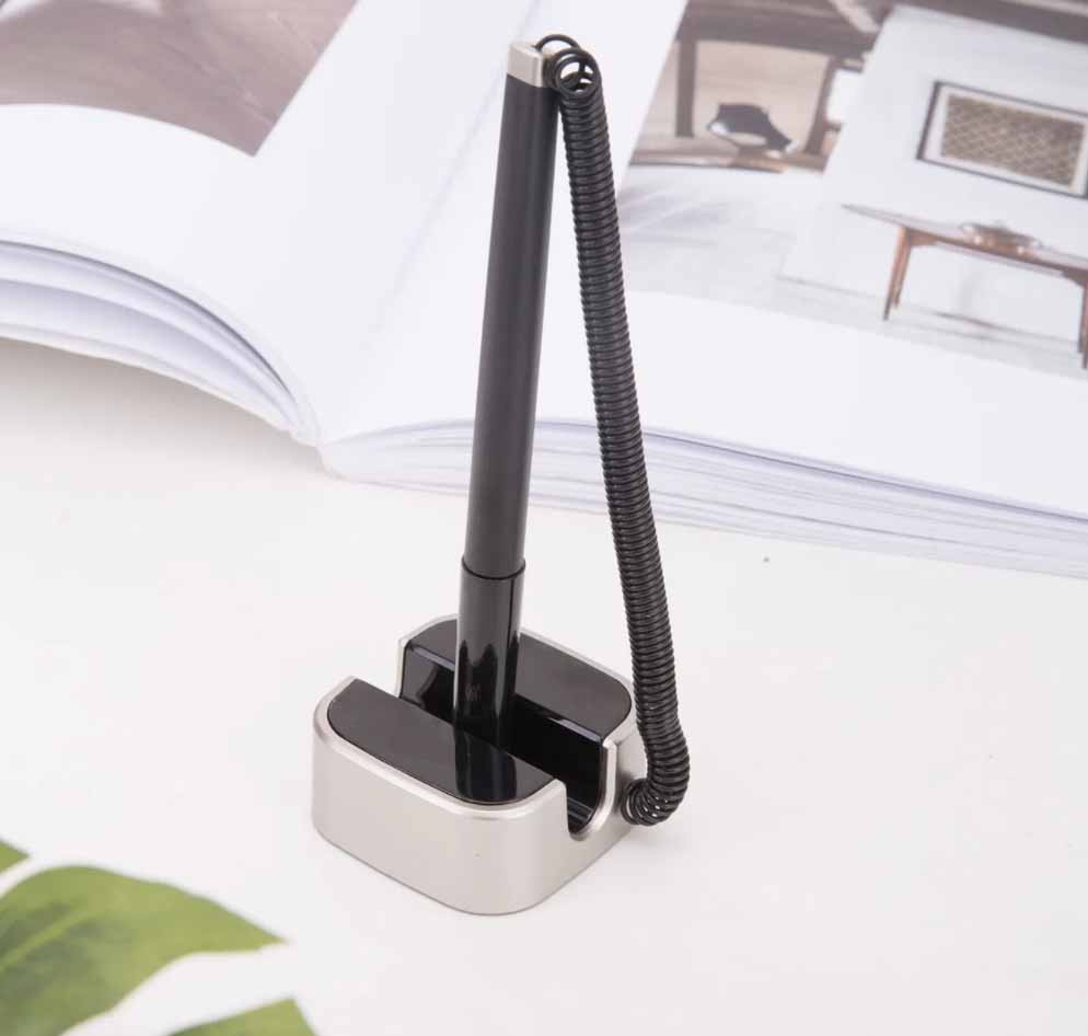 Desktop Counter Pen, Desk pen with string, Stopen, Countertop Pen BP