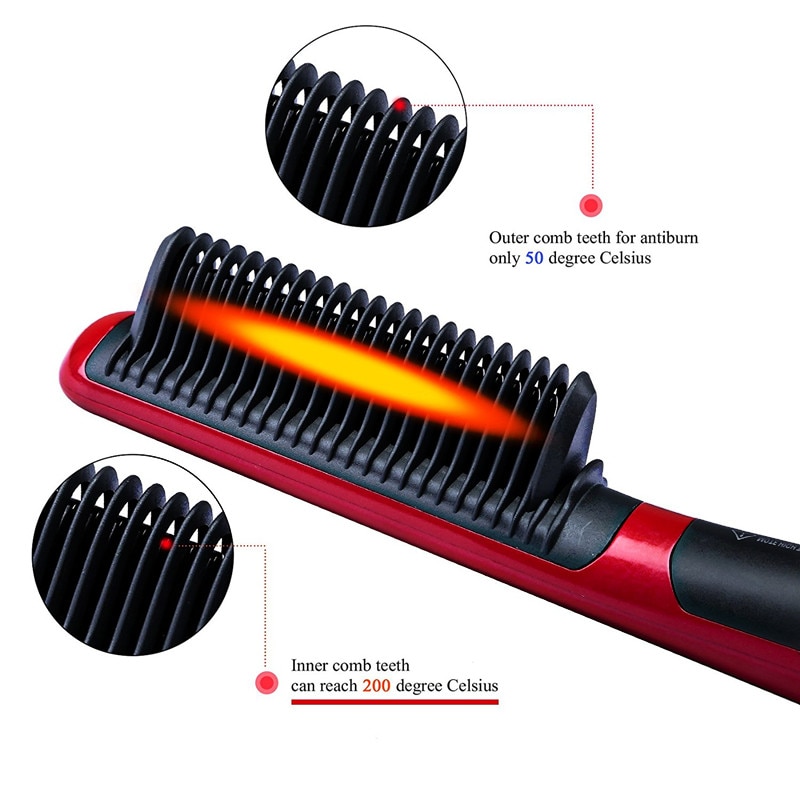 multi purpose ceramic hair brush