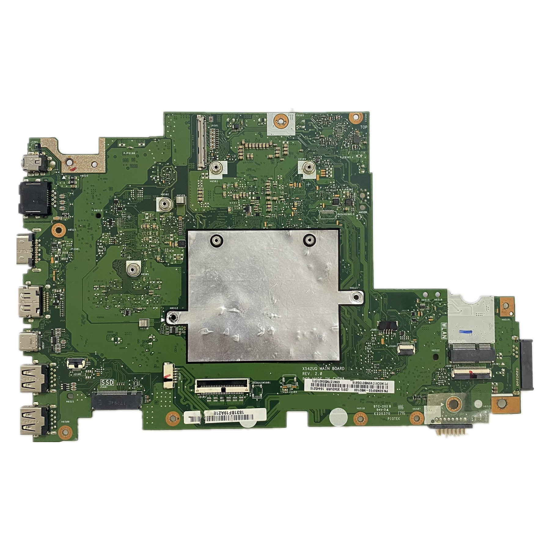 60NB0FE0-MB2100 For X542UA X542UF X542UN X542UQ X542URR X542URV Laptop  Motherboard With i3 i5 i7 CPU N16S-GMR-S-A2 100Test