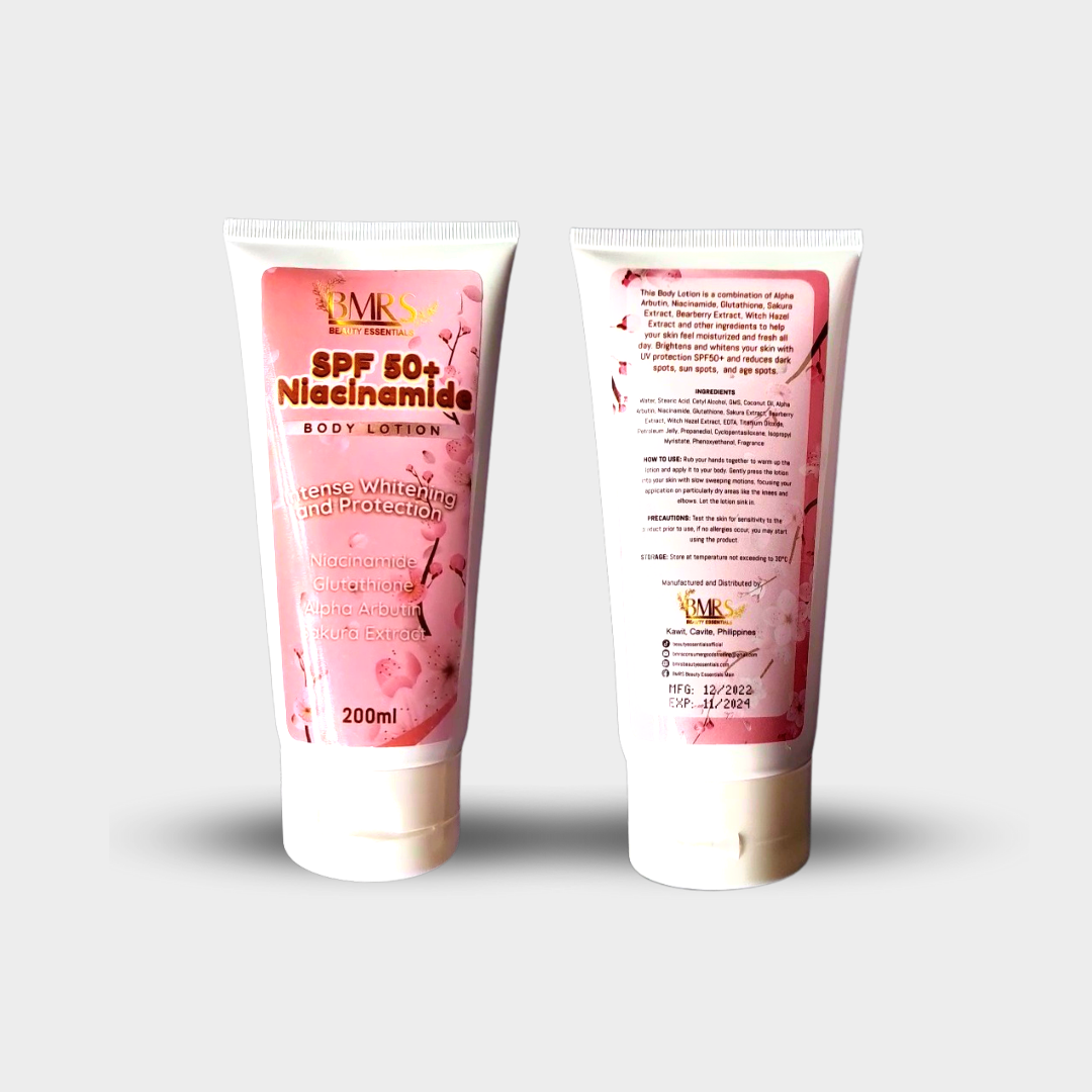 BMRS Niacinamide Glutathione Alpha Arbutin Sakura Extract BODY LOTION