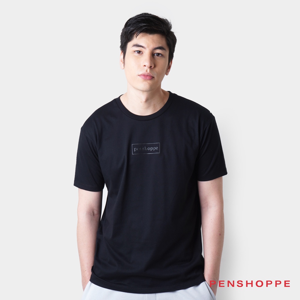Penshoppe White Crew Neck T Shirt Mens Penshoppe Tees Sale