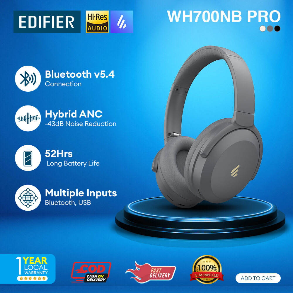 Edifier WH700NB Actieve Noise Cancelling hoofdtelefoon - 68 uur