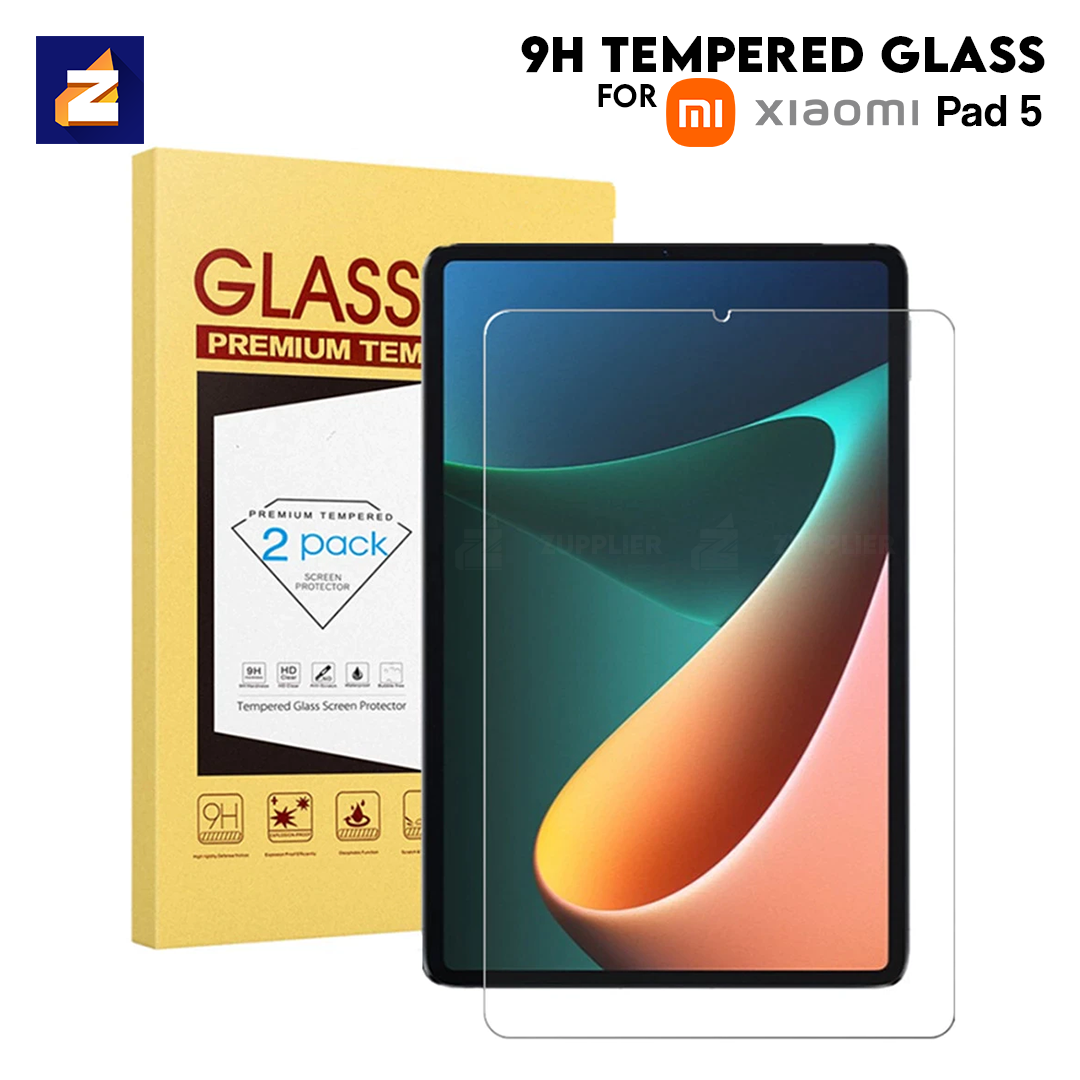 Pack of 2 Anti-Scratch Ibywind Screen Protector for Xiaomi Pad 5/Pad 5 Pro, with Easy Install Kit,Bubble-Free 9H Hardness Screen Protector