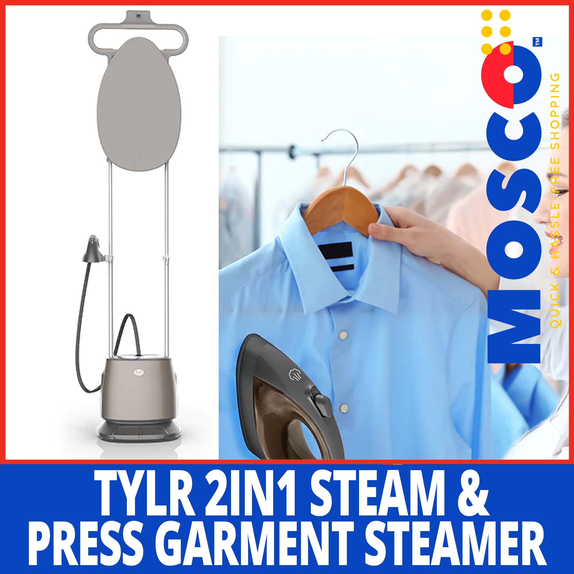 Tylr 2in1 Steam & Press Garment Steamer Lazada PH
