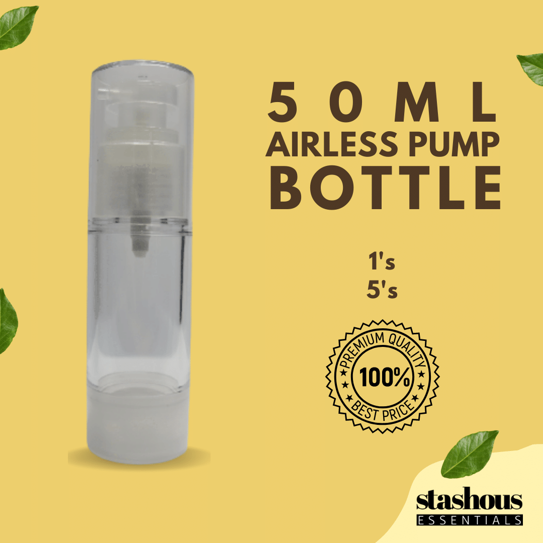 Airless Vacuum Pump Bottle Dispenser 1PC 30ML Clear Travel Bottle