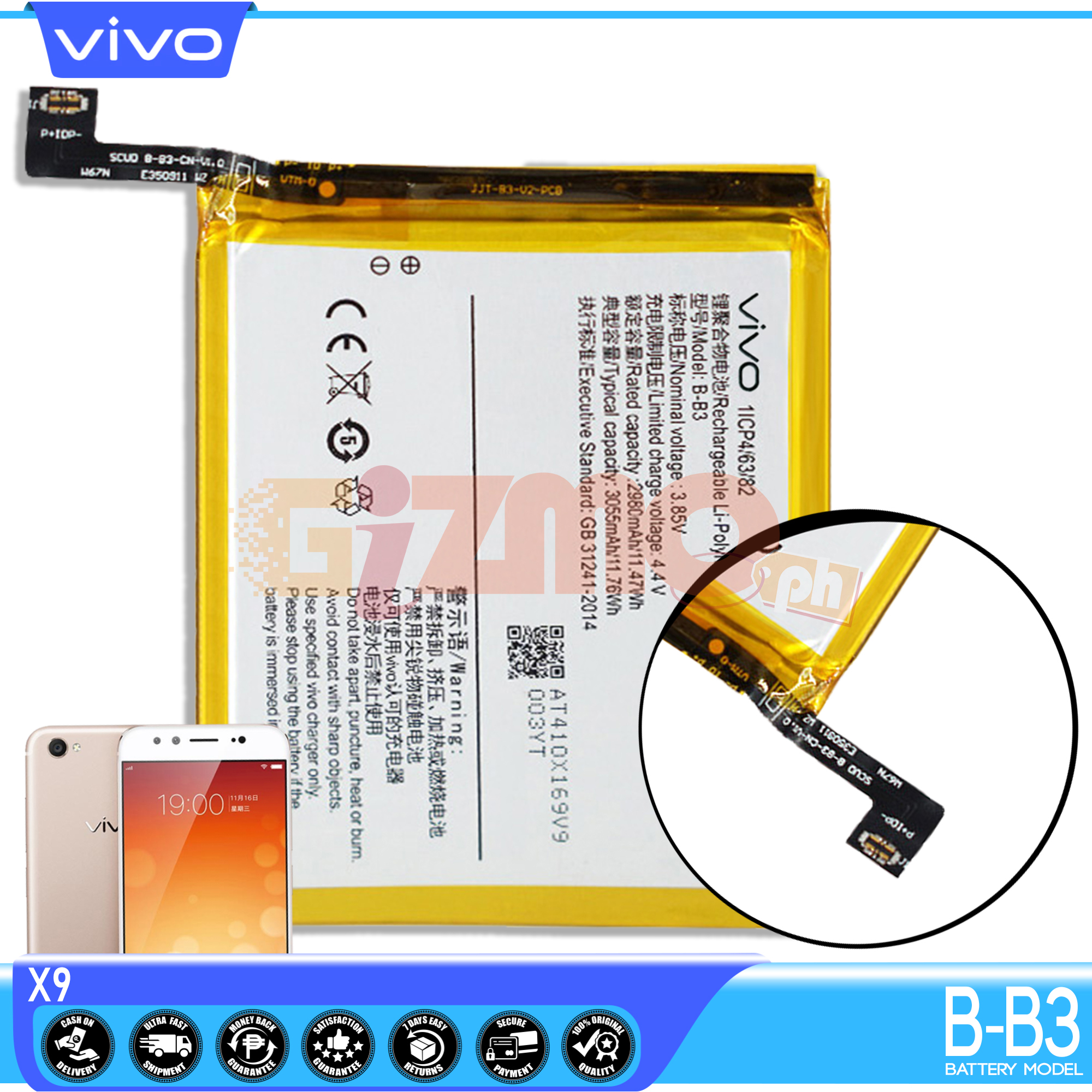 vivo b83 battery model name