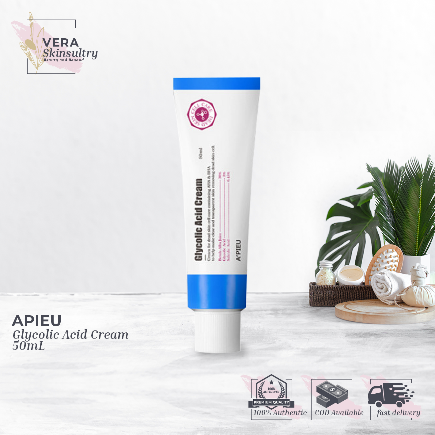 glycolic acid based cream