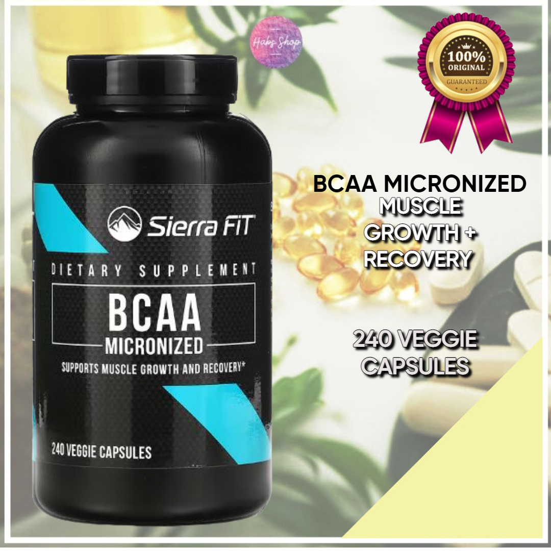 Sierra Fit, Micronized BCAA, Branched Chain Amino Acids, 500 mg, 240