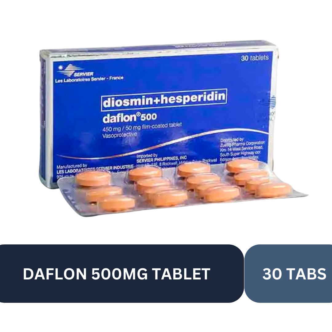 Daflon Diosmin + Hesperidin 500mg Tablet 30 pieces Lazada PH