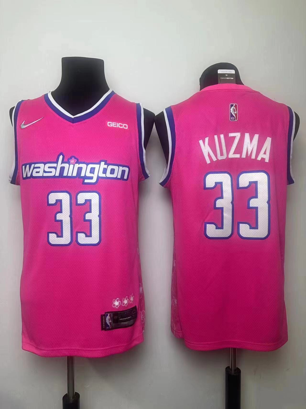 Washington Wizards Kyle Kuzma 2022-23 City Edition Cherry Blossom