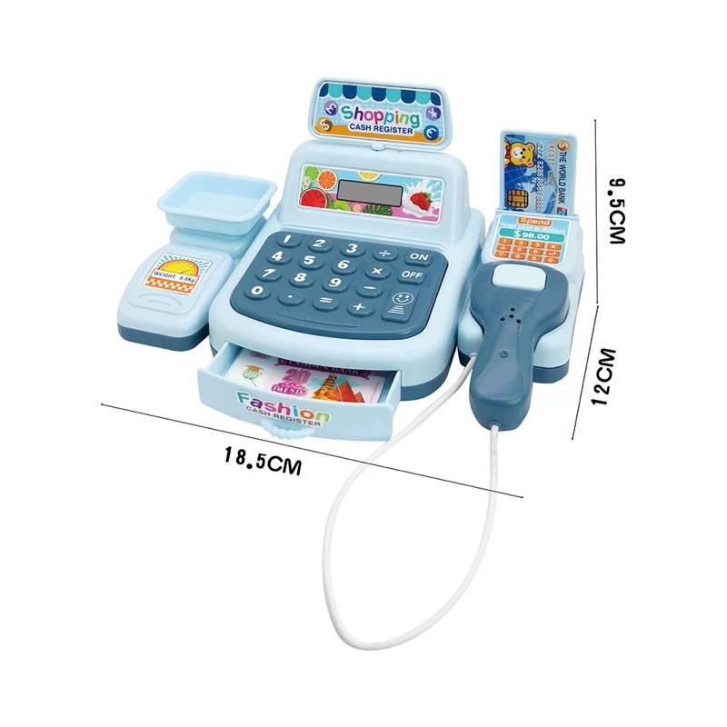 [TAT]Mini Cash Register Educational Toys That Simulate The Role Of Supermarket Cash Register