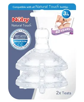 nuby teats 6m 