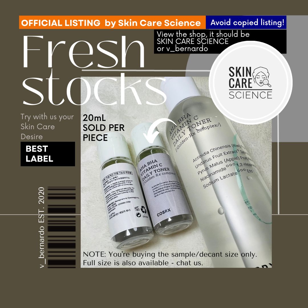 COSRX AHA BHA Vitamin C Daily Toner ABC Toner Lazada PH